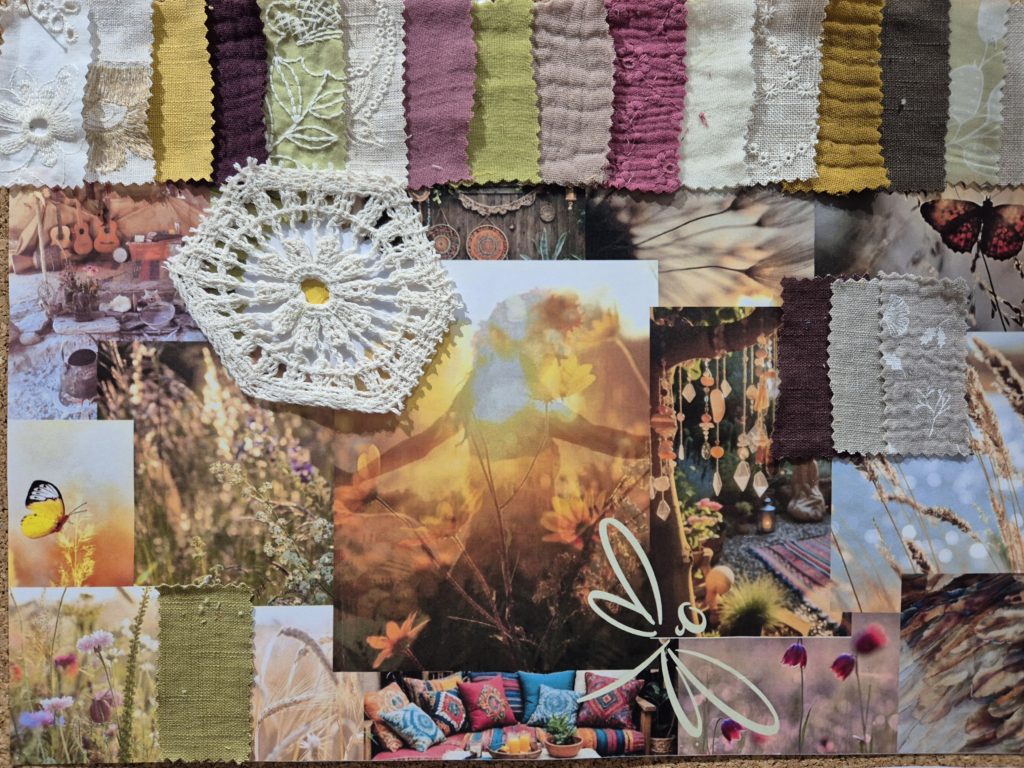 Page d'ambiance de la collection printemps-été Coeur Bohème de Crocus