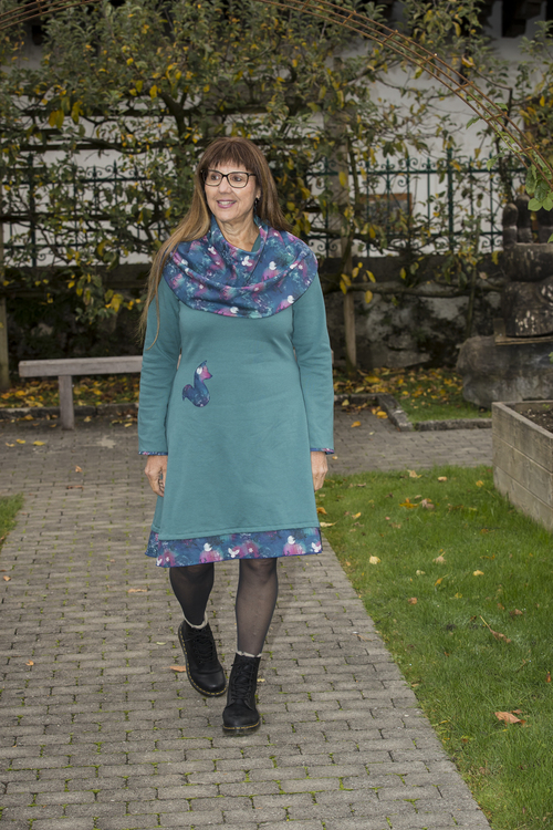 Robe d’hiver menthe Robe d’hiver menthe