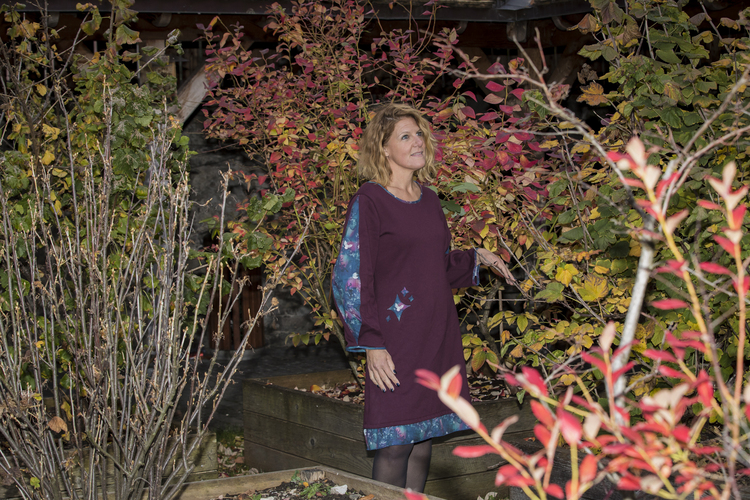 Robe bordeaux en sweat Robe bordeaux en sweat